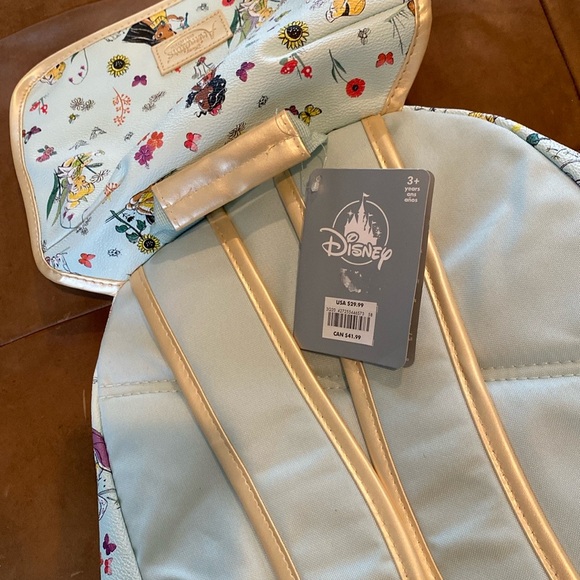 Disney Animation Collection Backpack with Pink Pom Pom-New with Tags - Picture 8 of 8